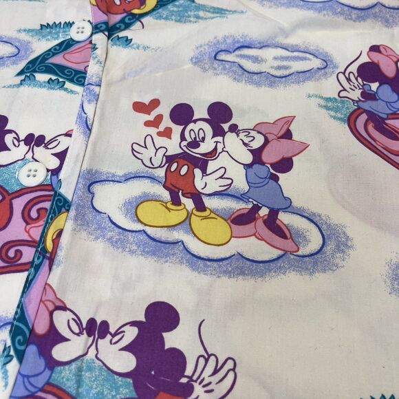 Disney Barco Uniforms Mickey Minnie Mouse Scrub Top Medium Jacket Nurse NEW - Picture 10 of 16